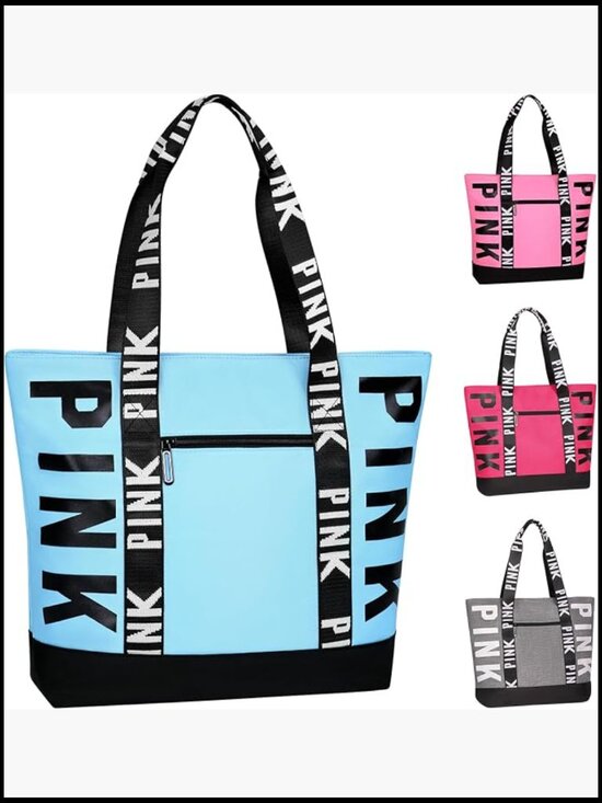 Handbags - Large Travel Tote Bag Waterproof Nylon Work Beach Shoulder Hobo